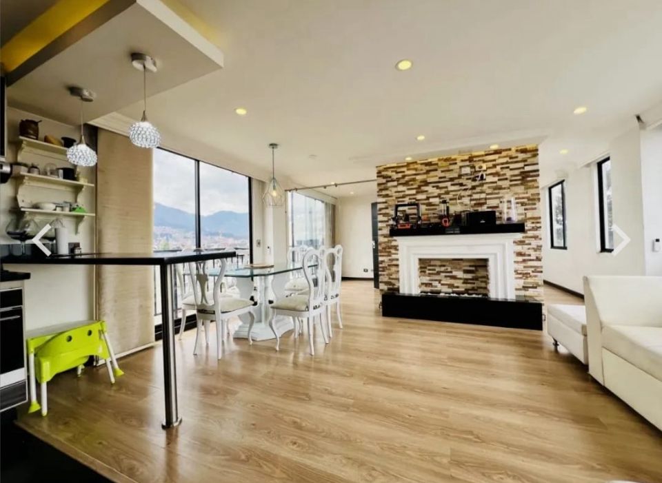 Balcón con vista verde